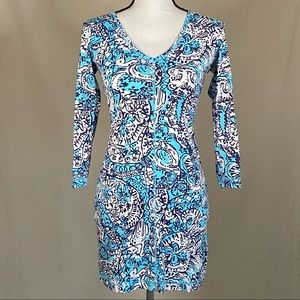 Lilly Pulitzer Juliet V Neck T Shirt Dress XXS